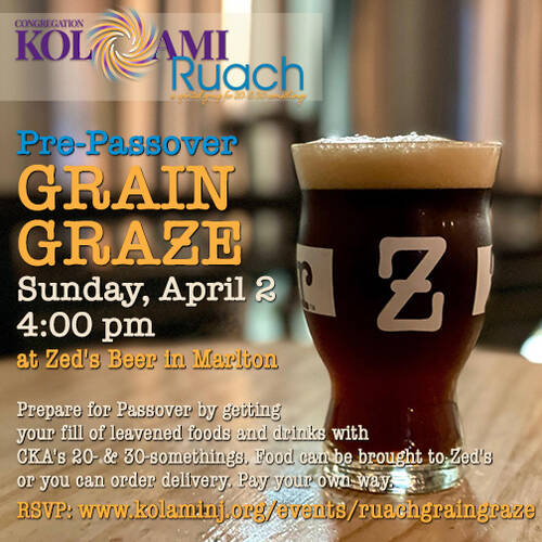 Banner Image for Ruach Pre-Passover Grain Graze